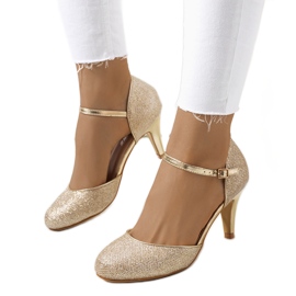 BM Fényes arany Rosetown szivattyúk aranysárga