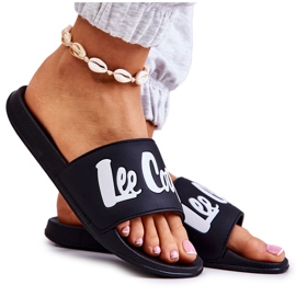 Lee Cooper LCW-22-42-1004 fekete női papucs fehér