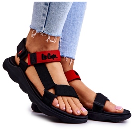 Női sportszandál Lee Cooper LCW-22-34-0954L Fekete-piros