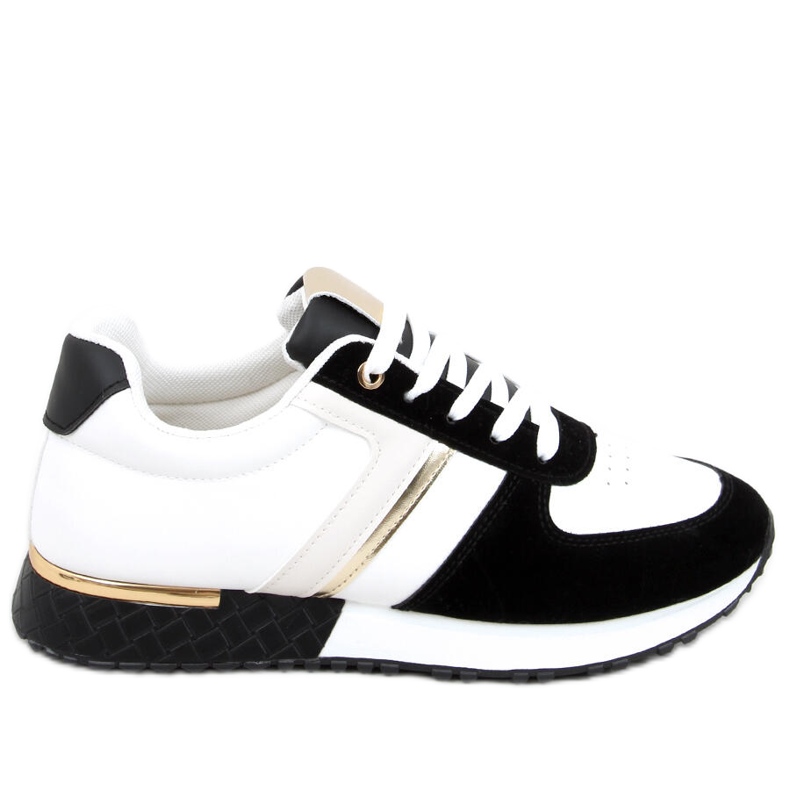 Grass Fekete női sportcipő fehér sokszínű