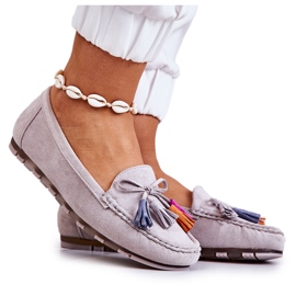 PS1 Női szürke Wilessa velúr cipők