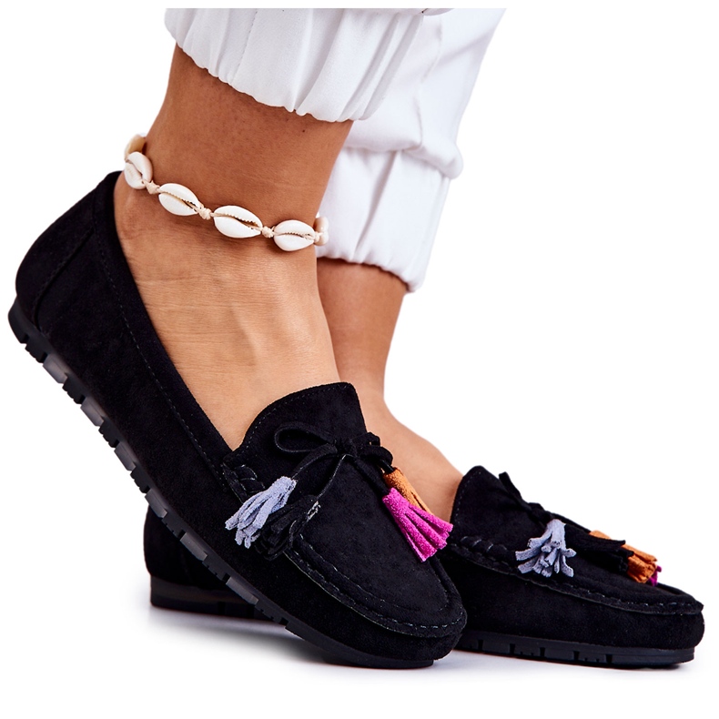 PS1 Női fekete Wilessa velúr naplopók