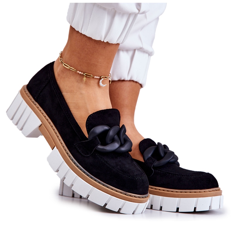 PS1 Velúr naplopók fekete Talisa díszítéssel