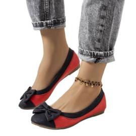 Fekete balerinák Eske masnival