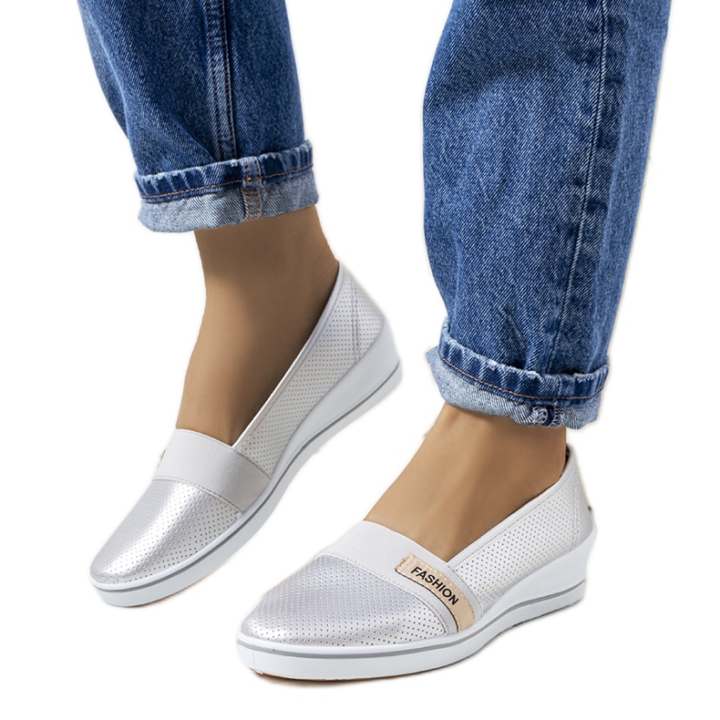 Ezüst Wedge tornacipő Klink