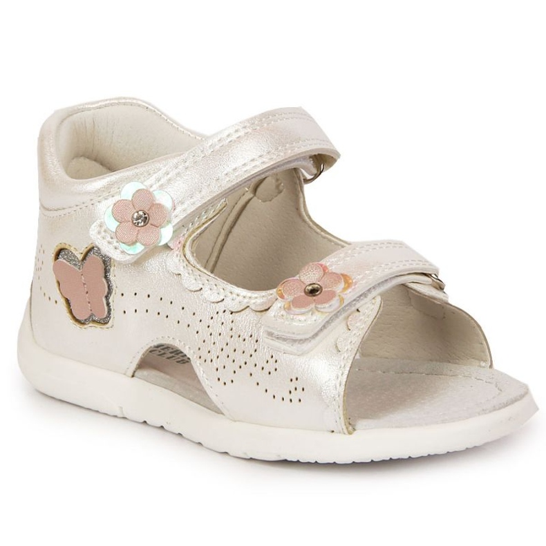 Tépőzáras fehér szandál Az American Clubban