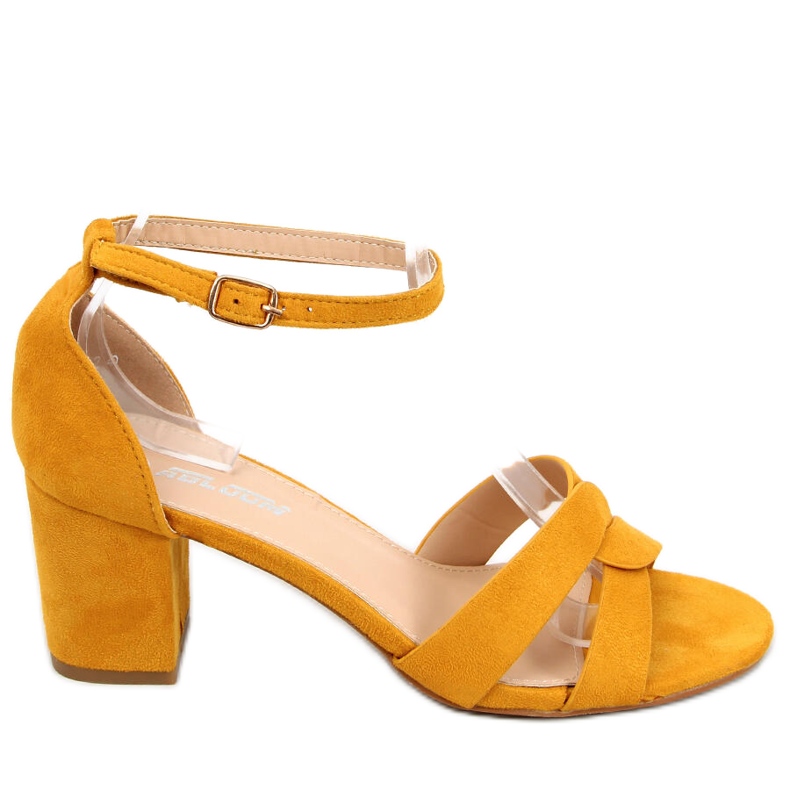 Moly Yellow magas sarkú szandál sárga