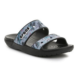 Crocs Classic Tie Dye grafikus szandál W 207283-988 kék Crocs Classic Tie Dye grafikus szandál W 207283-988 kék
