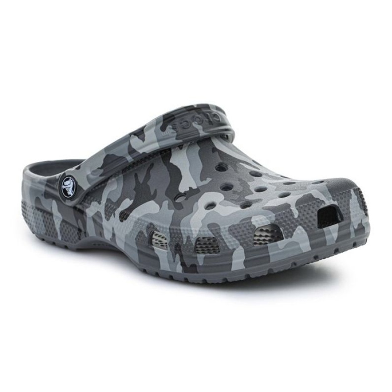 Crocs Classic Printed Camo Clog 206454-0IE papucs fekete