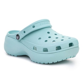 Crocs Classic Platform Clog W 206750-4SS kék Crocs Classic Platform Clog W 206750-4SS kék