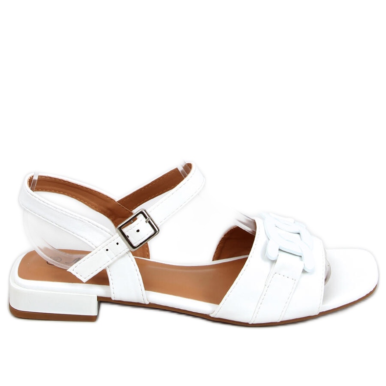 Iona White alacsony sarkú szandál fehér