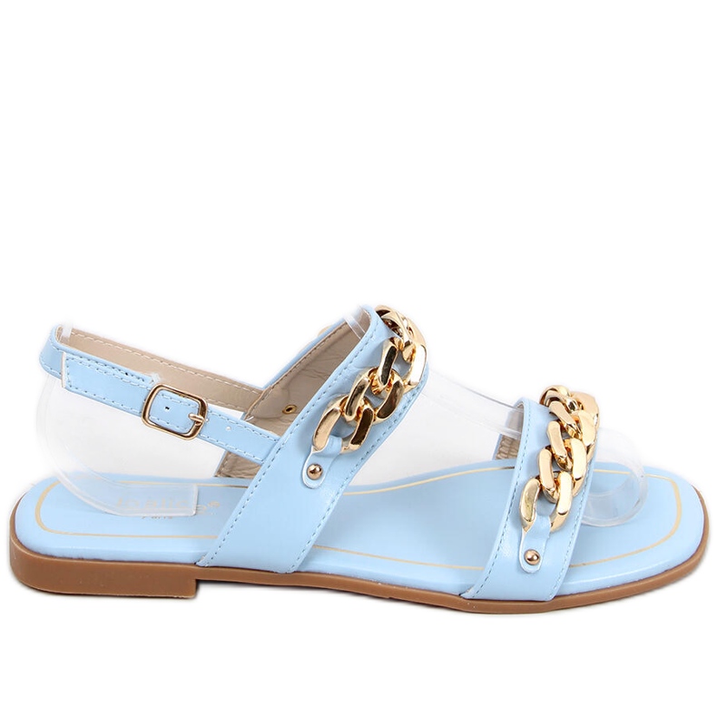 Szandál láncos India Blue kék