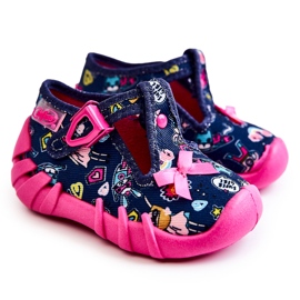 BEFADO S.A. Befado Supergirl papucs masnival 110P456 sötétkék BEFADO S.A. Befado Supergirl papucs masnival 110P456 sötétkék