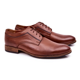 Bednarek Polish Shoes Elegáns bőrcipő Bednarek 684 barna