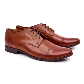 Bednarek Polish Shoes Bőr cipő Bednarek 723 Barna