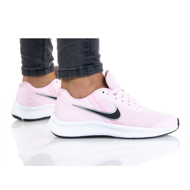 NIke Star Runner 3 (GS) W DA2776-601 cipő rózsaszín