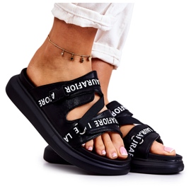 Női Divatos Bőr Papucs La.Fi Fekete Menifis fehér Női Divatos Bőr Papucs La.Fi Fekete Menifis fehér