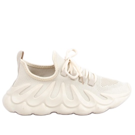 Band Beige zokni zokni bézs