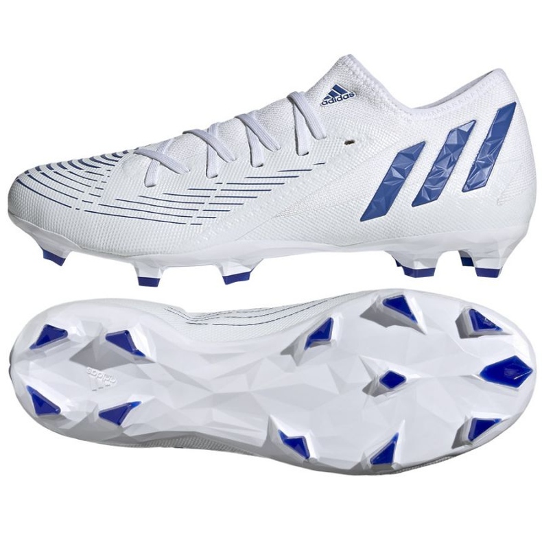 Adidas Predator Edge.3 L Fg M GW2279 futballcipő fehér fehér