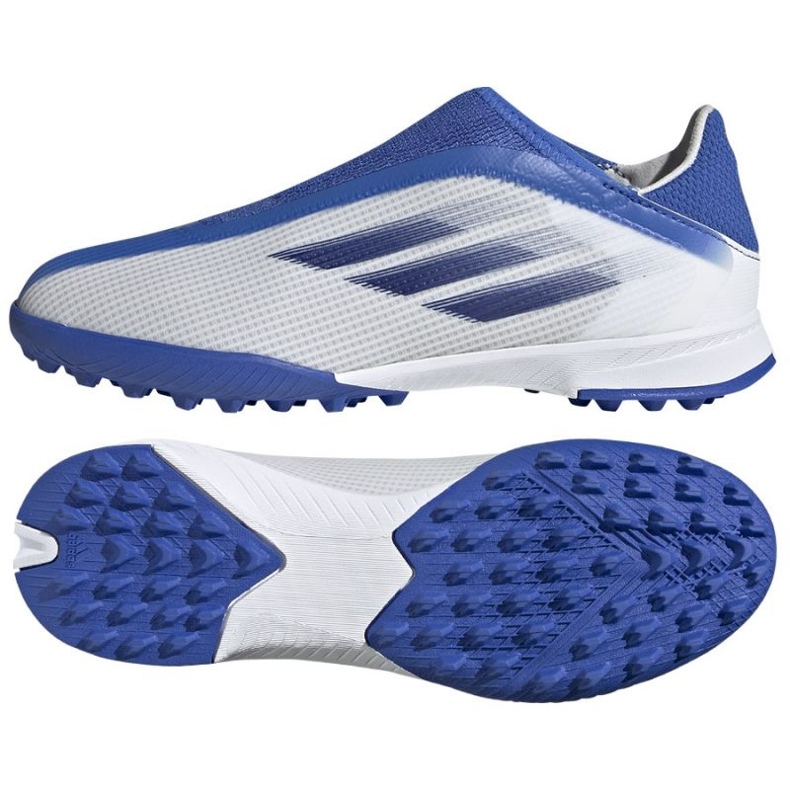 Adidas X Speedflow.3 Ll Tf Jr GW7502 futballcipő sokszínű fehér Adidas X Speedflow.3 Ll Tf Jr GW7502 futballcipő sokszínű fehér
