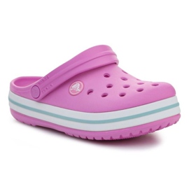 Crocs Crocband Kids Clog 207006-6SW rózsaszín rózsák és lilák