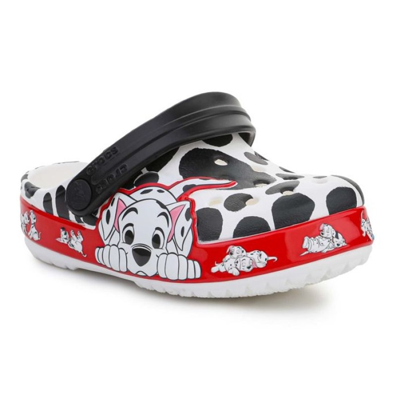 Crocs Fl 101 Dalmatians Kids Clog T 207485-100 fehér fekete piros Crocs Fl 101 Dalmatians Kids Clog T 207485-100 fehér fekete piros