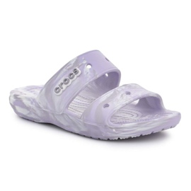 Crocs Classic márványszandál 207701-5PT flip-flop fehér Crocs Classic márványszandál 207701-5PT flip-flop fehér