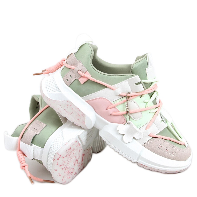 Zeny Green edzőcipők sokszínű zöld