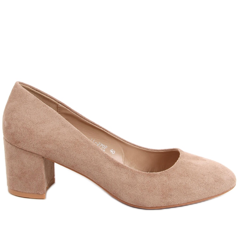 Pumps alacsony sarkú Phoebe Khaki bézs