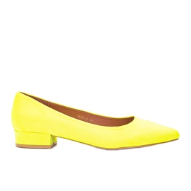 Jody sárga neon magassarkúja