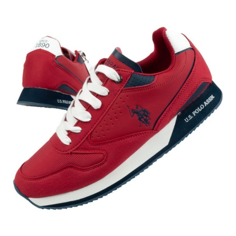 US Polo ASSN edzőcipők. M NOBIL003A-RED001 piros US Polo ASSN edzőcipők. M NOBIL003A-RED001 piros