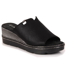 T.Sokolski W SCA167A fekete ékpapucs