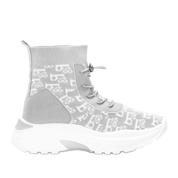 Szürke női Erma tornacipő fehér