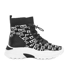 Erma fekete női tornacipő fehér