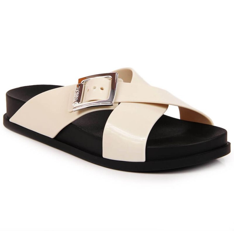 Meliski Zaxy W JJ285057 krémes papucs ekru Meliski Zaxy W JJ285057 krémes papucs ekru