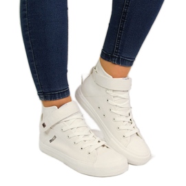 Fehér tépőzáras tornacipő Big Star V274541SS20