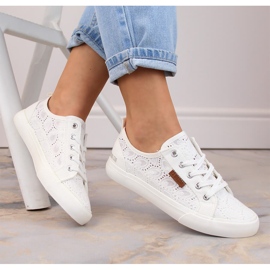 Big Star fehér csipke tornacipő W274925 Big Star fehér csipke tornacipő W274925