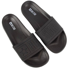 Férfi fekete gumis strandpapucs Big Star DD174690 Férfi fekete gumis strandpapucs Big Star DD174690