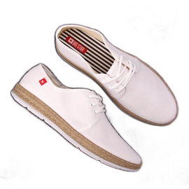 Női fehér espadrilles tornacipő Big Star FF276043