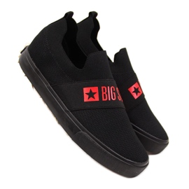 Black Big Star FF274221 női slip fekete tornacipőn Black Big Star FF274221 női slip fekete tornacipőn