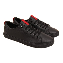 Alacsony felső eko bőr fekete Big Star DD274687