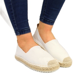 White Big Star HH274493 női fehér textil espadrillák