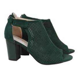 Green Sabatina női szandál tépőzárral zöld