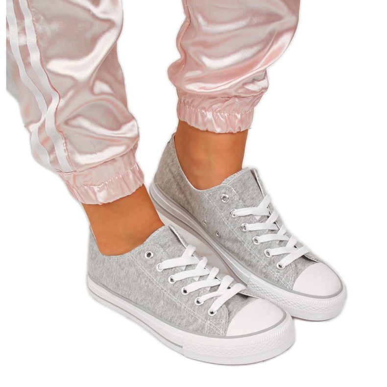 Atletico szürke textil alacsony tornacipő