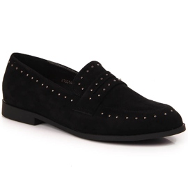 Női velúr cipő szegecsekkel fekete Laura La.Fi Női velúr cipő szegecsekkel fekete Laura La.Fi