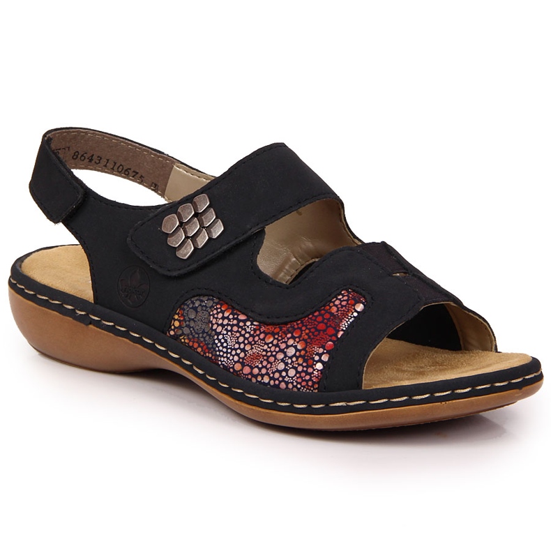 Rieker 65989-14 sötétkék tépőzáras szandál Rieker 65989-14 sötétkék tépőzáras szandál