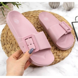 Női rózsaszín habszivacs strandpapucs Big Star FF274A387