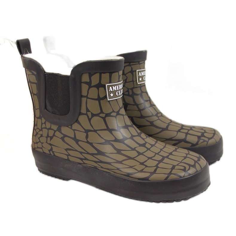 American Club khaki gyerekgaluszok zöld