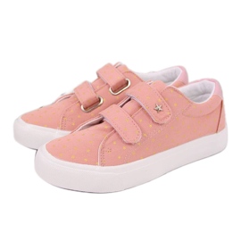 Lány tornacipő tépőzáras rózsaszín Atletico sztárokkal Lány tornacipő tépőzáras rózsaszín Atletico sztárokkal