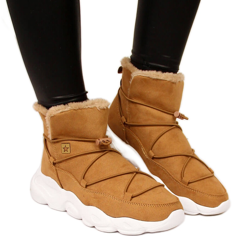 Női hócsizma teve Big Star II274266 barna